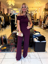 The Alessia - Plum Jumpsuit